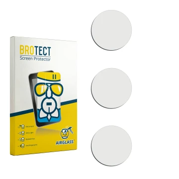 Vorderseite einer Produktverpackung mit dem Markenlogo BROTECT. Daneben ist der zugehörige Displayschutz.