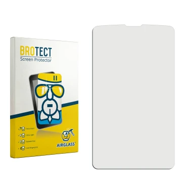 Vorderseite einer Produktverpackung mit dem Markenlogo BROTECT. Daneben ist der zugehörige Displayschutz.