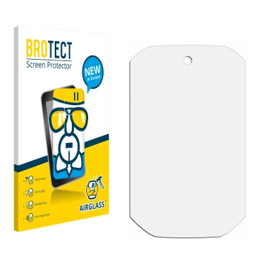 Vorderseite einer Produktverpackung mit dem Markenlogo BROTECT. Daneben ist der zugehörige Displayschutz.