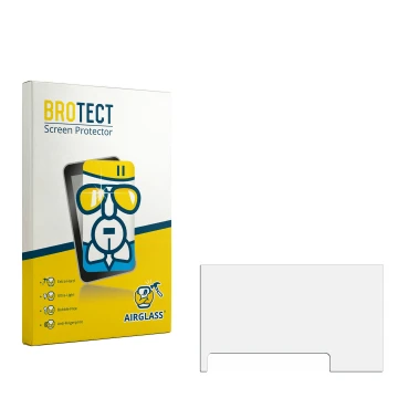 Vorderseite einer Produktverpackung mit dem Markenlogo BROTECT. Daneben ist der zugehörige Displayschutz.