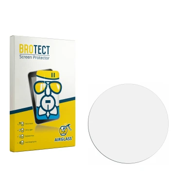 Vorderseite einer Produktverpackung mit dem Markenlogo BROTECT. Daneben ist der zugehörige Displayschutz.