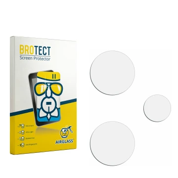 Vorderseite einer Produktverpackung mit dem Markenlogo BROTECT. Daneben ist der zugehörige Displayschutz.