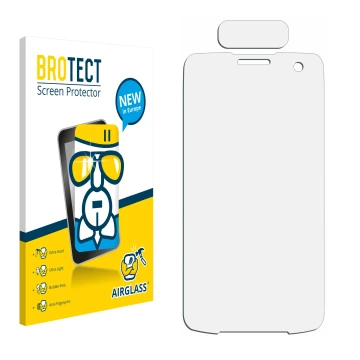 Vorderseite einer Produktverpackung mit dem Markenlogo BROTECT. Daneben ist der zugehörige Displayschutz.