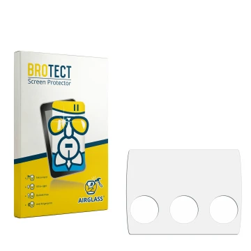 Vorderseite einer Produktverpackung mit dem Markenlogo BROTECT. Daneben ist der zugehörige Displayschutz.
