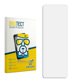 Vorderseite einer Produktverpackung mit dem Markenlogo BROTECT. Daneben ist der zugehörige Displayschutz.