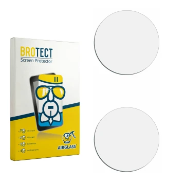 Vorderseite einer Produktverpackung mit dem Markenlogo BROTECT. Daneben ist der zugehörige Displayschutz.