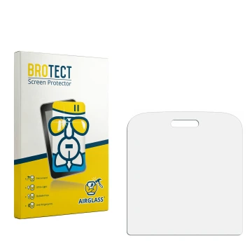 Vorderseite einer Produktverpackung mit dem Markenlogo BROTECT. Daneben ist der zugehörige Displayschutz.