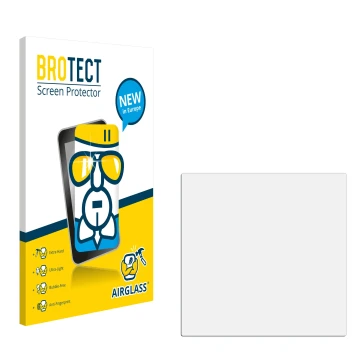 Vorderseite einer Produktverpackung mit dem Markenlogo BROTECT. Daneben ist der zugehörige Displayschutz.