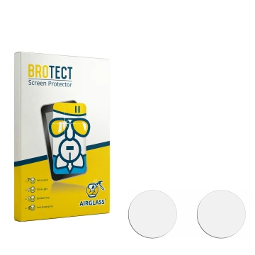 Vorderseite einer Produktverpackung mit dem Markenlogo BROTECT. Daneben ist der zugehörige Displayschutz.