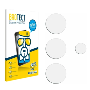 Vorderseite einer Produktverpackung mit dem Markenlogo BROTECT. Daneben ist der zugehörige Displayschutz.