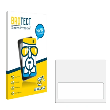 Vorderseite einer Produktverpackung mit dem Markenlogo BROTECT. Daneben ist der zugehörige Displayschutz.