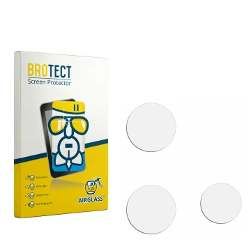 Vorderseite einer Produktverpackung mit dem Markenlogo BROTECT. Daneben ist der zugehörige Displayschutz.