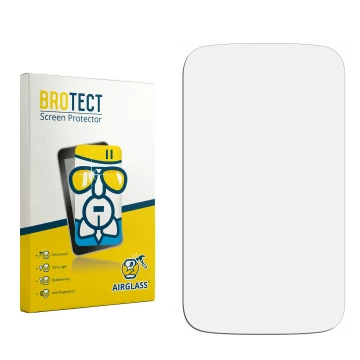 Vorderseite einer Produktverpackung mit dem Markenlogo BROTECT. Daneben ist der zugehörige Displayschutz.