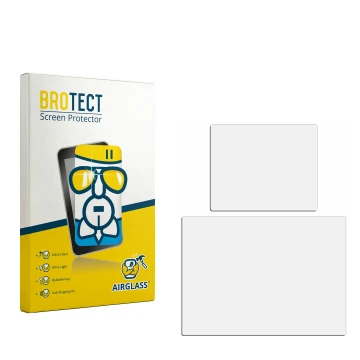 Vorderseite einer Produktverpackung mit dem Markenlogo BROTECT. Daneben ist der zugehörige Displayschutz.