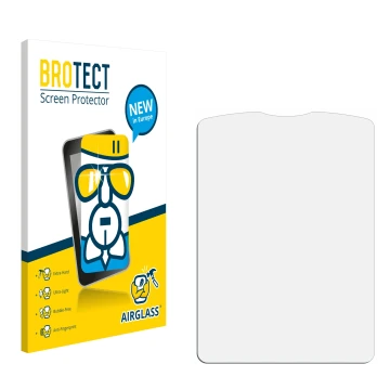Vorderseite einer Produktverpackung mit dem Markenlogo BROTECT. Daneben ist der zugehörige Displayschutz.