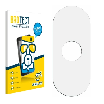 Vorderseite einer Produktverpackung mit dem Markenlogo BROTECT. Daneben ist der zugehörige Displayschutz.