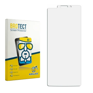 Vorderseite einer Produktverpackung mit dem Markenlogo BROTECT. Daneben ist der zugehörige Displayschutz.