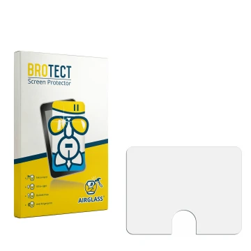 Vorderseite einer Produktverpackung mit dem Markenlogo BROTECT. Daneben ist der zugehörige Displayschutz.