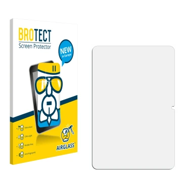 Vorderseite einer Produktverpackung mit dem Markenlogo BROTECT. Daneben ist der zugehörige Displayschutz.