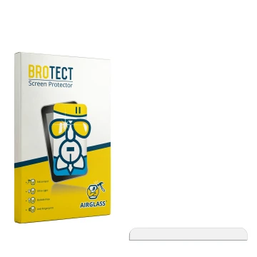 Vorderseite einer Produktverpackung mit dem Markenlogo BROTECT. Daneben ist der zugehörige Displayschutz.