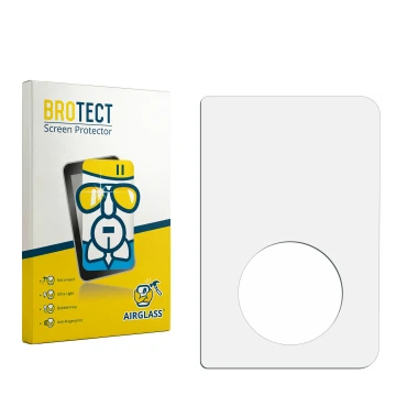 Vorderseite einer Produktverpackung mit dem Markenlogo BROTECT. Daneben ist der zugehörige Displayschutz.