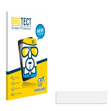 Vorderseite einer Produktverpackung mit dem Markenlogo BROTECT. Daneben ist der zugehörige Displayschutz.
