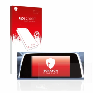 Vorderseite einer Produktverpackung mit dem Markenlogo upscreen. Daneben ist das Gerät BMW 6 F13 Coupe 2011 iDrive Pro 10.2