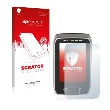 Vorderseite einer Produktverpackung mit dem Markenlogo upscreen. Daneben ist das Gerät Panasonic Center Unit Console (Flyer) m