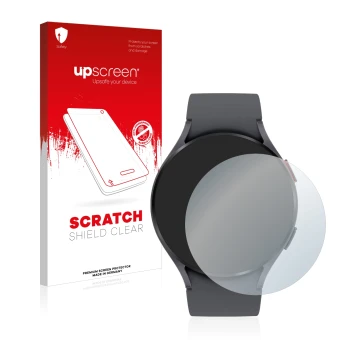 Vorderseite einer Produktverpackung mit dem Markenlogo upscreen. Daneben ist das Gerät Garmin Fenix 6S Pro mit dem zugehörigen