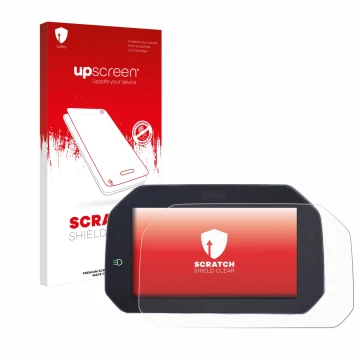 Vorderseite einer Produktverpackung mit dem Markenlogo upscreen. Daneben ist das Gerät BMW R1200GS LC 2013-2019 Connectivity T