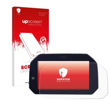 Vorderseite einer Produktverpackung mit dem Markenlogo upscreen. Daneben ist das Gerät BMW F850GS 2018-2020 Connectivity TFT 6