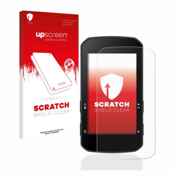 Vorderseite einer Produktverpackung mit dem Markenlogo upscreen. Daneben ist das Gerät Bryton Rider 750 mit dem zugehörigen Di