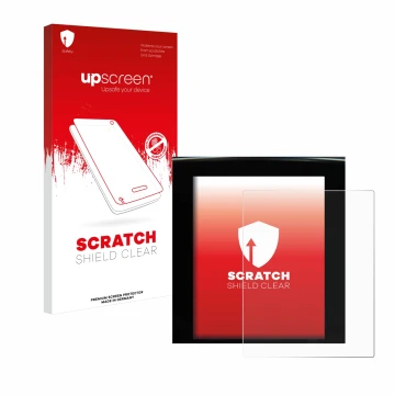 Vorderseite einer Produktverpackung mit dem Markenlogo upscreen. Daneben ist das Gerät Renault Megane 4 2020 Multimedia Easy 9