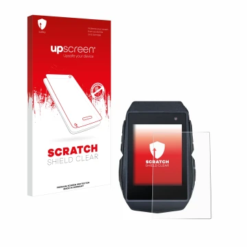 Vorderseite einer Produktverpackung mit dem Markenlogo upscreen. Daneben ist das Gerät Sigma ROX 11.1 Evo mit dem zugehörigen 