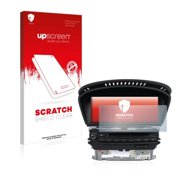 Vorderseite einer Produktverpackung mit dem Markenlogo upscreen. Daneben ist das Gerät BMW 3 E93 2011 CIC professional navigat