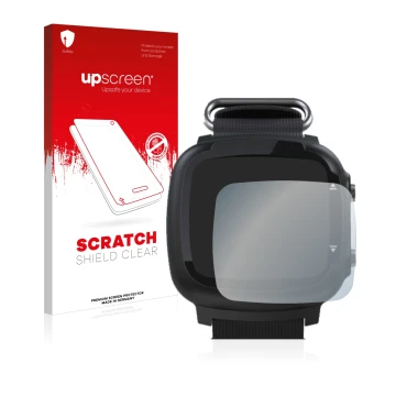 Vorderseite einer Produktverpackung mit dem Markenlogo upscreen. Daneben ist das Gerät Aqualung i330r mit dem zugehörigen Disp