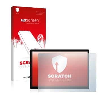 Vorderseite einer Produktverpackung mit dem Markenlogo upscreen. Daneben ist das Gerät Xiaomi Book S 12.4