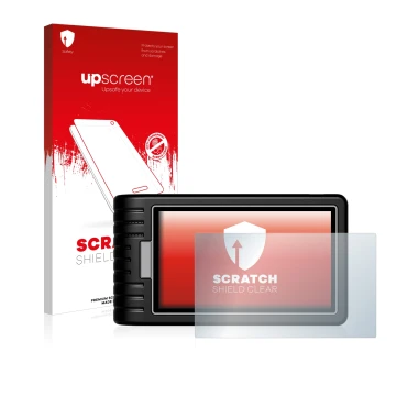 Vorderseite einer Produktverpackung mit dem Markenlogo upscreen. Daneben ist das Gerät Topdon ArtiDiag 800 BT mit dem zugehöri