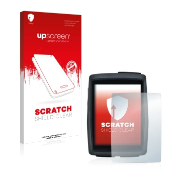 Vorderseite einer Produktverpackung mit dem Markenlogo upscreen. Daneben ist das Gerät Sigma BC 14.0 WL mit dem zugehörigen Di