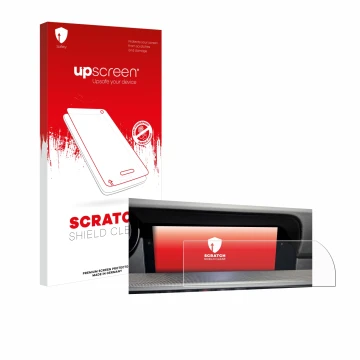 Vorderseite einer Produktverpackung mit dem Markenlogo upscreen. Daneben ist das Gerät Porsche 911 Typ 992 Cabrio PCM 6.0 mit 
