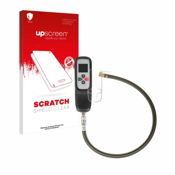 Vorderseite einer Produktverpackung mit dem Markenlogo upscreen. Daneben ist das Gerät Bartec TAP 100 /200 mit dem zugehörigen