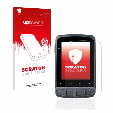 Vorderseite einer Produktverpackung mit dem Markenlogo upscreen. Daneben ist das Gerät Giant Dash L200 mit dem zugehörigen Dis