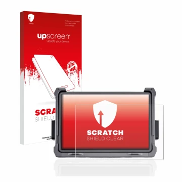 Vorderseite einer Produktverpackung mit dem Markenlogo upscreen. Daneben ist das Gerät DJI Transmission High Bright Funkmonito