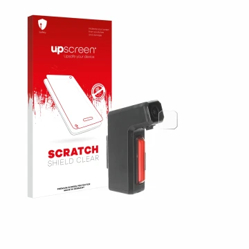 Vorderseite einer Produktverpackung mit dem Markenlogo upscreen. Daneben ist das Gerät Tooo Cycling DVR80 mit dem zugehörigen 