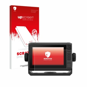 Vorderseite einer Produktverpackung mit dem Markenlogo upscreen. Daneben ist das Gerät Garmin ECHOMAP UHD2 7