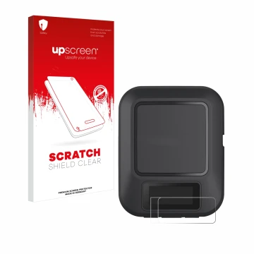 Vorderseite einer Produktverpackung mit dem Markenlogo upscreen. Daneben ist das Gerät Garmin inReach Messenger mit dem zugehö