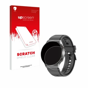 Vorderseite einer Produktverpackung mit dem Markenlogo upscreen. Daneben ist das Gerät Kardena Care Pro 2 (rund) mit dem zugeh