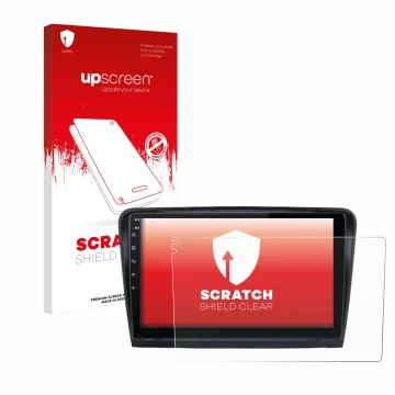 Vorderseite einer Produktverpackung mit dem Markenlogo upscreen. Daneben ist das Gerät Junsun V1 Plus 10