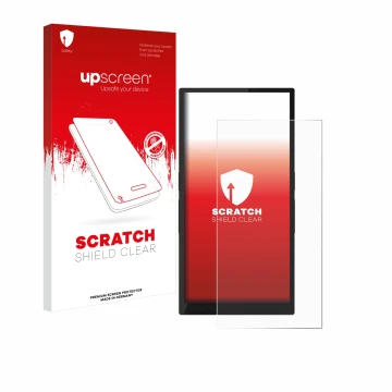 Vorderseite einer Produktverpackung mit dem Markenlogo upscreen. Daneben ist das Gerät Hiby R6 Pro II (2. Gen.) mit dem zugehö