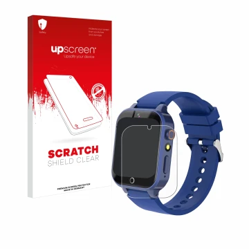 Vorderseite einer Produktverpackung mit dem Markenlogo upscreen. Daneben ist das Gerät Yedasah D07 mit dem zugehörigen Display